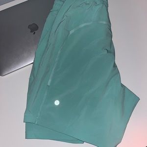 Blue Lululemon men’s shorts
